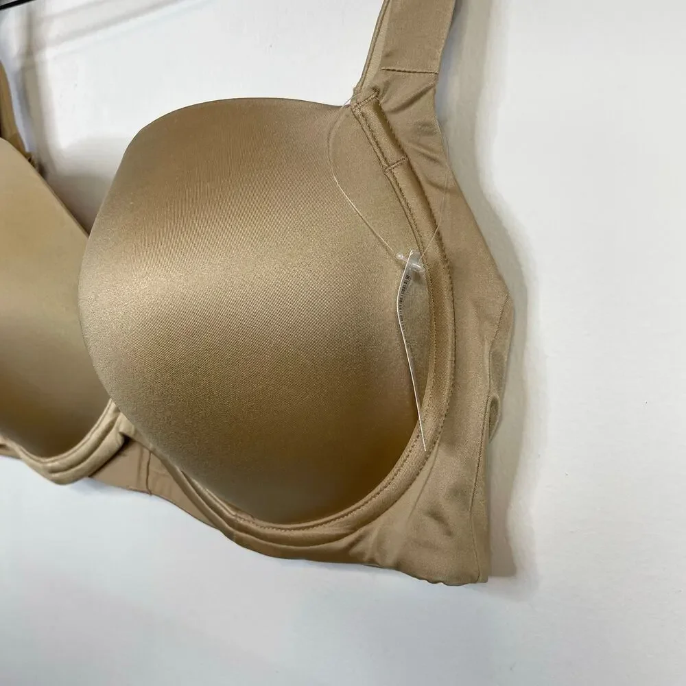 Soma Stunning Support Full Coverage Padded Underwire Bra Warm Amber 42D 42 D New